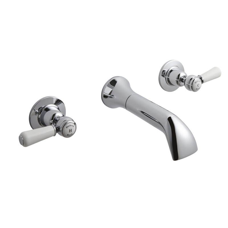 Topaz 2 Handle Wall Bath Faucet Bath Filler