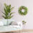 24" Echinops Floral Spring Wreath