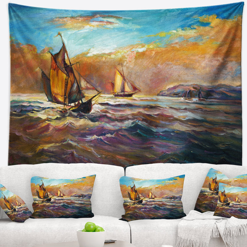 Polyester Tapestry, 68" H x 80" W