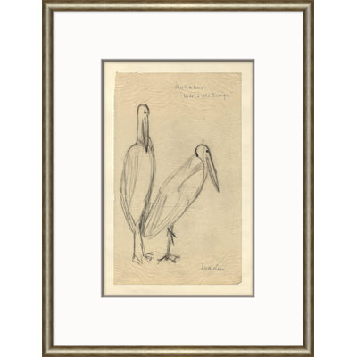 At The Zoo Sketch Series - Birds Giclee Print