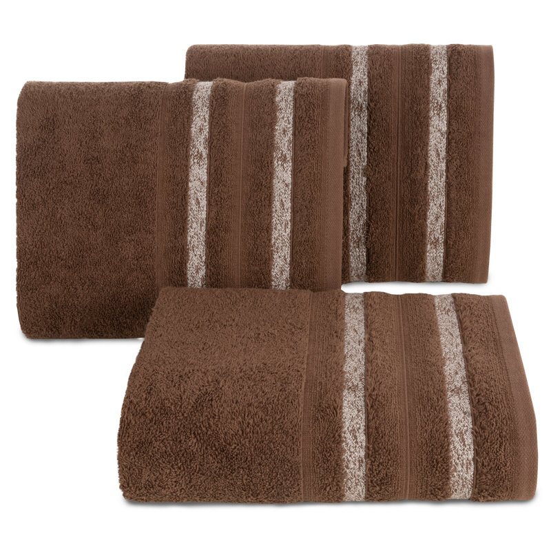 Honya Jacquard Hand Towel, Brown