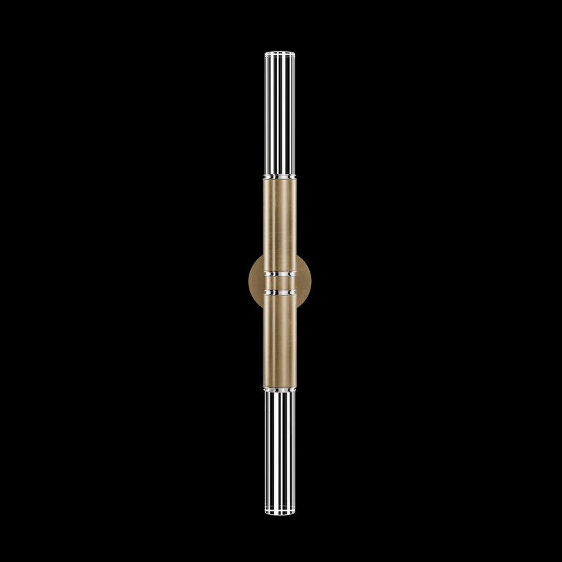LED Wallchiere, Gold Leaf/Nickel