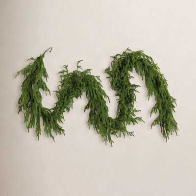108" Silver Pre-Lit Christmas Garland