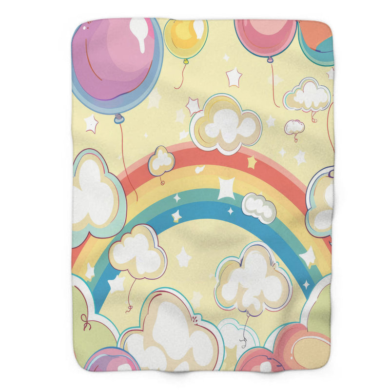 Sky Ballons - 1 pièce Sherpa Premium, L 50 po x L 60 po