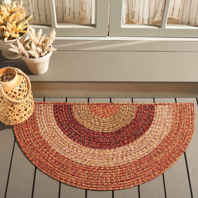 Raynette Woven Performance Machine Washable Performance Chevron Indoor/Outdoor Area Rug