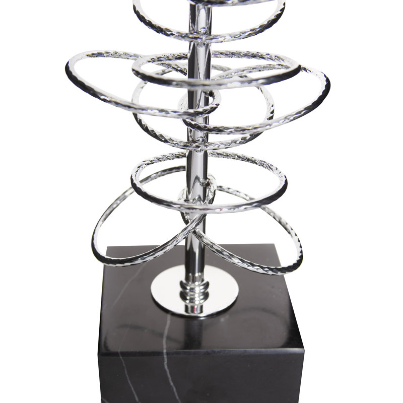 Iron Tabletop Pillar, 17" H x 5" W x 5" D
