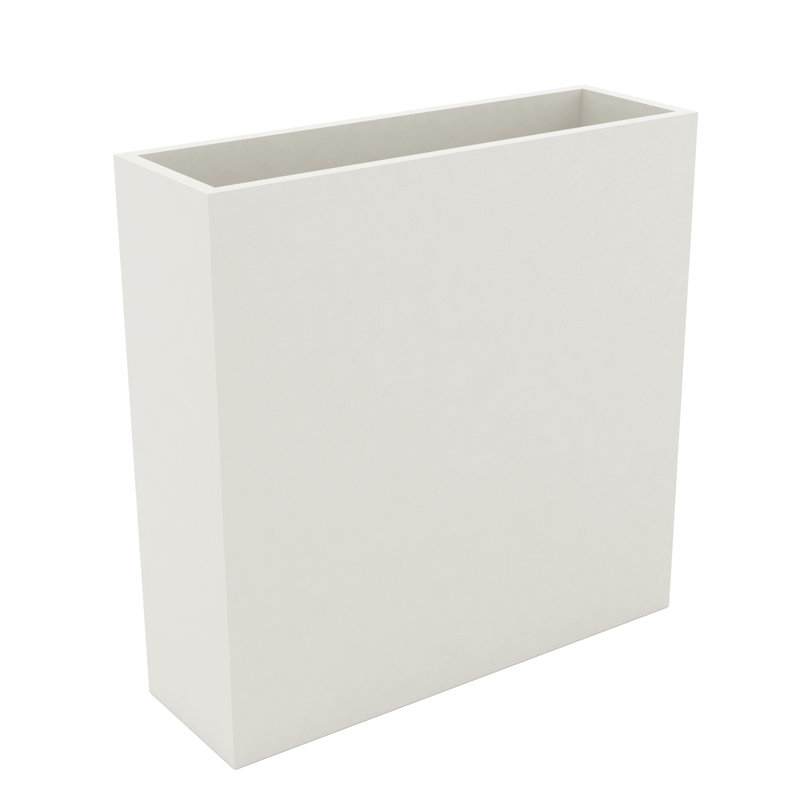 Boîte à fleurs murale en résine, H 31,5 po x l 31,5 po x P 9,75 po