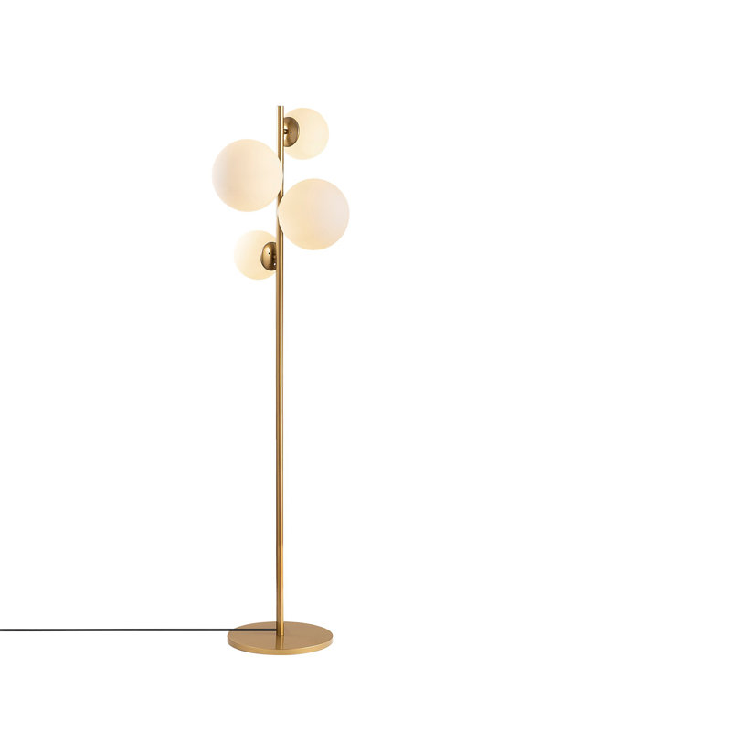 Ohale 63.78'' Gold Tree Floor Lamp