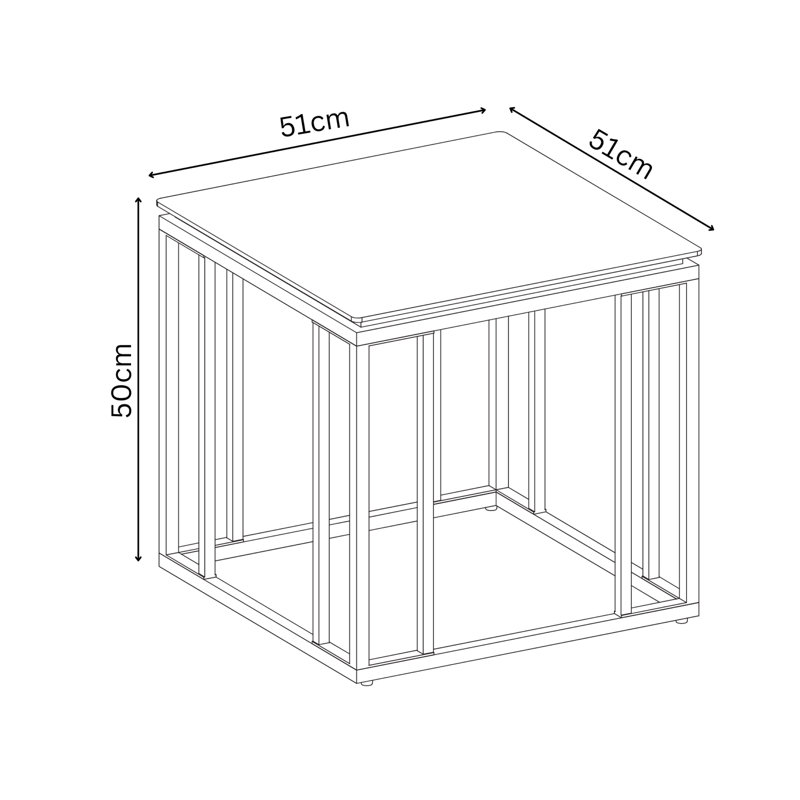 Cemil Frame End Table