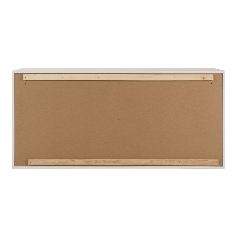 Commode 6 tiroirs l 66 po Amanda, Chêne blanc délavé