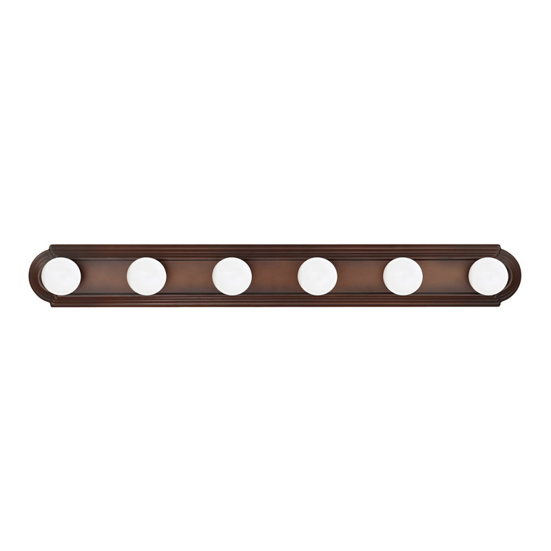 Lynwood 6 - Light Dimmable Bath Bar, Burnished Bronze