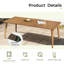 Ensemble repas 9 pièces en aluminium brun avec table rectangulaire Michael, 2 chaises pivotantes et coussins gris clair