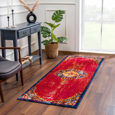 Tapis oriental rouge Rummond Istanbul