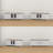 90.6" Wide Horizontal Shoe Cabinet With 4 Drawers & Glass Doors