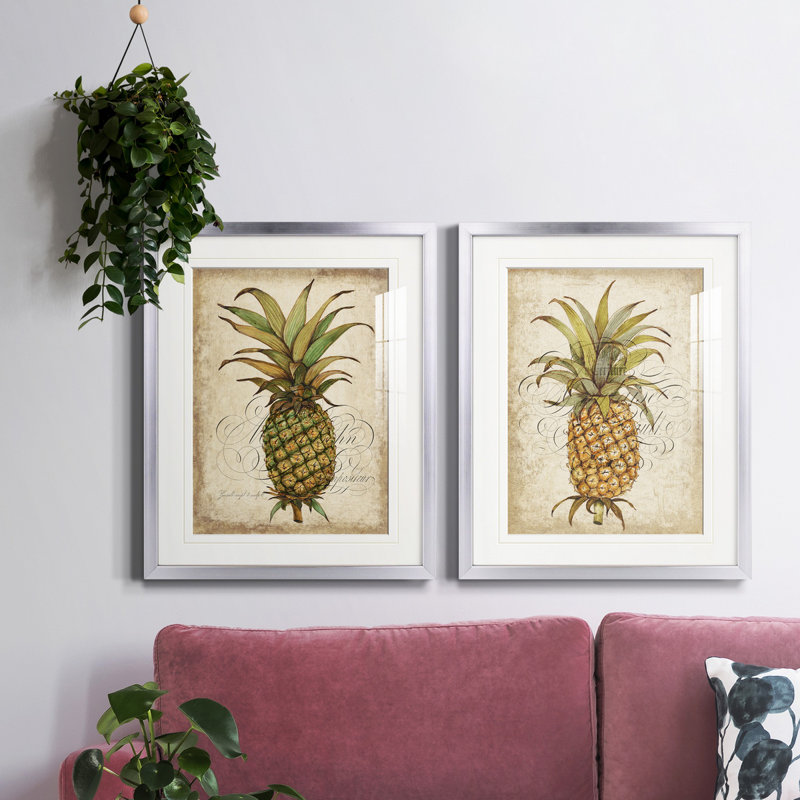 Pineapple Study I " Pineapple Study I " 2 - Pieces Painting Print