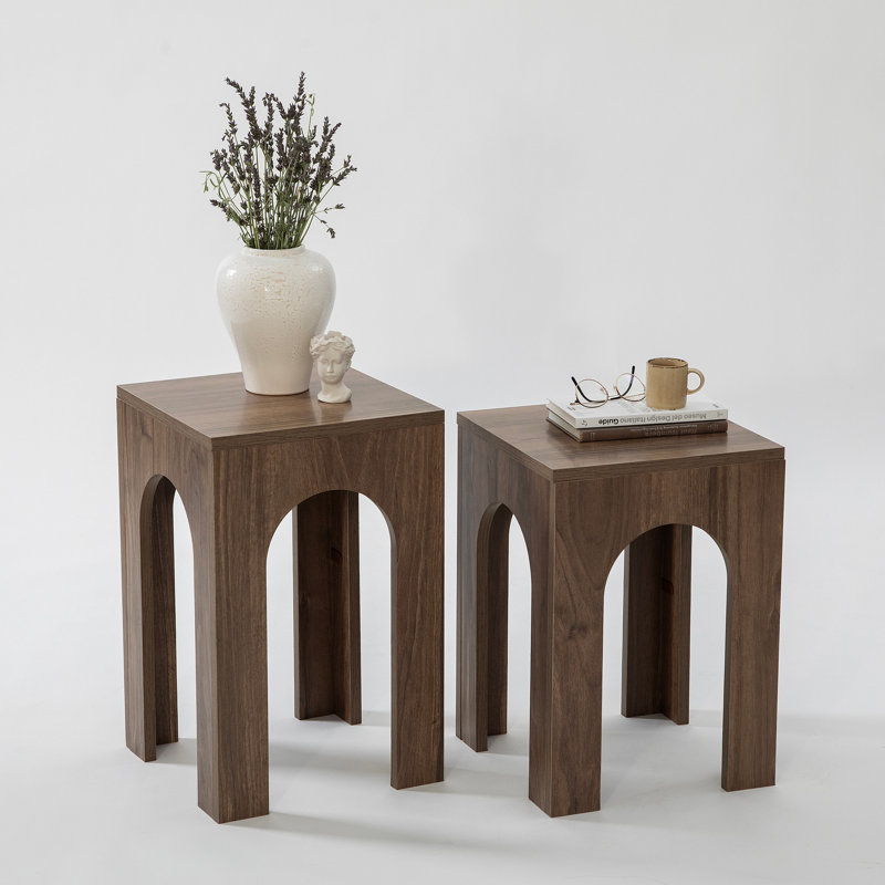 Coffee Table Set, Walnut