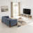 Boucle Loveseat(Navy Blue)-1012484691