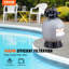 Sand Filter, Up to 45 GPM Flow Rate, Above Inground Swimming Pool