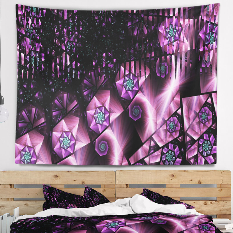 Tapisserie ciel abstrait radiance of starry, H 32 po x l 39 po