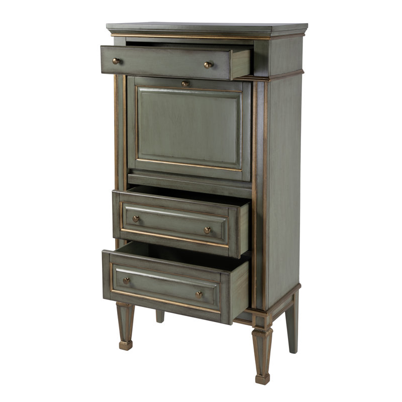Chubbuck Armoire Desk, Green