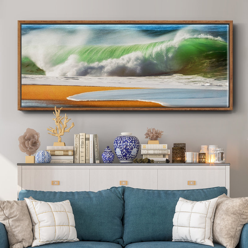 The Wave- Framed Canvas