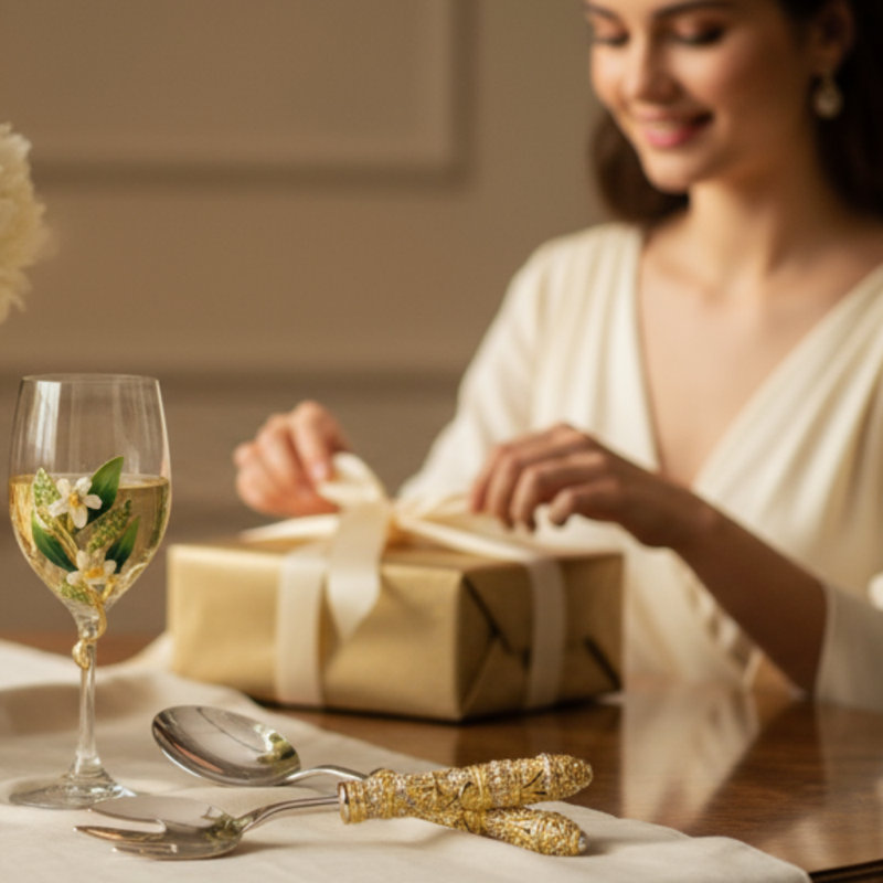 Windsor Stainless Steel Salad Servers, Silver