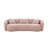 Yazgur 93.6" Curved Modern Upholstered Sofa-2128232941