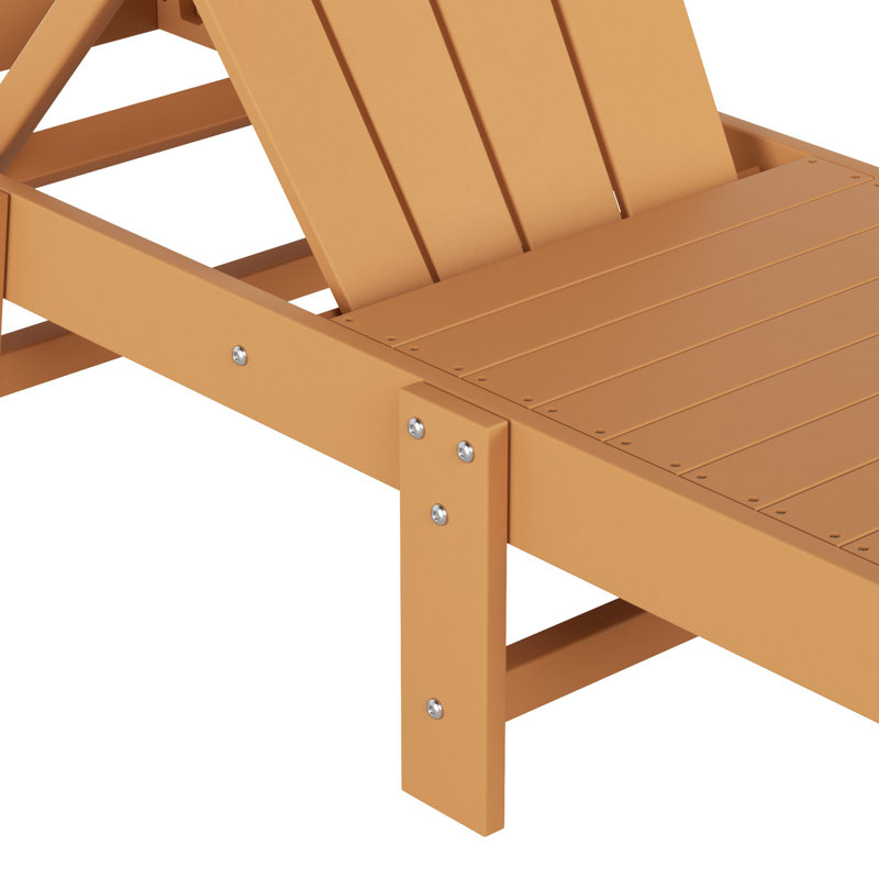 Méridienne inclinable en polyuréthane longue de 77,6 po Laguna, Brun