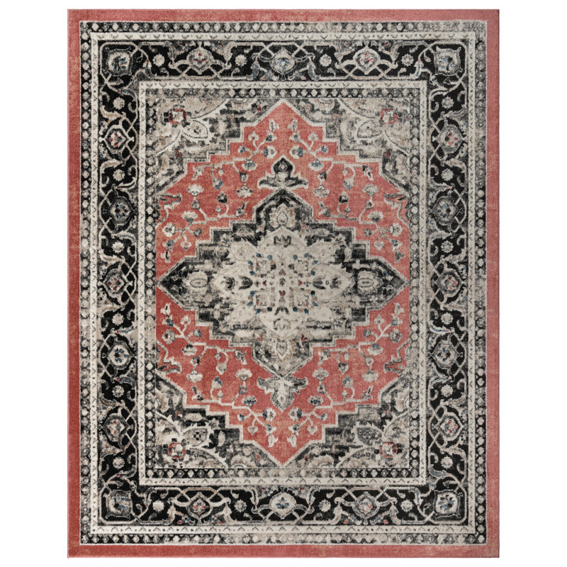 Tapis en polypropylène Maia Fluer, Rectangle 7 pi 10 po x 10 po