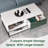 Raissa Coffee Table with Shelves and Drawer-928922473