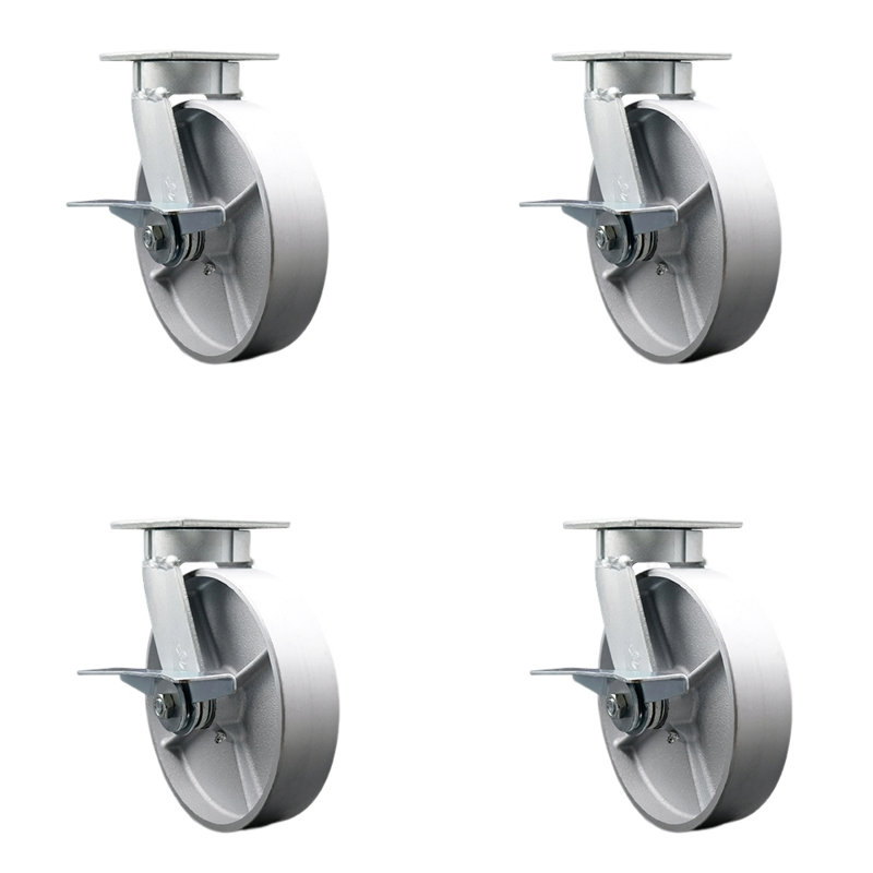 Ensemble de roulettes pivotantes Kingpinless
