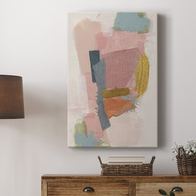 Touche d'orange II - Cavas enveloppés de galerie, H 18 po x l 12 po