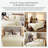 Vilano Springs ® Oversized Duvet Cover Set Microfiber with corner ties and zipper closure-850210345-850210348