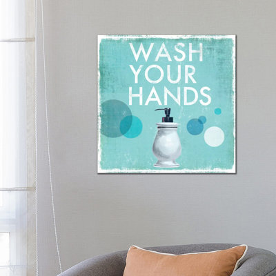 Wash Your Hands by Drako Fontaine - Wrapped Canvas Print