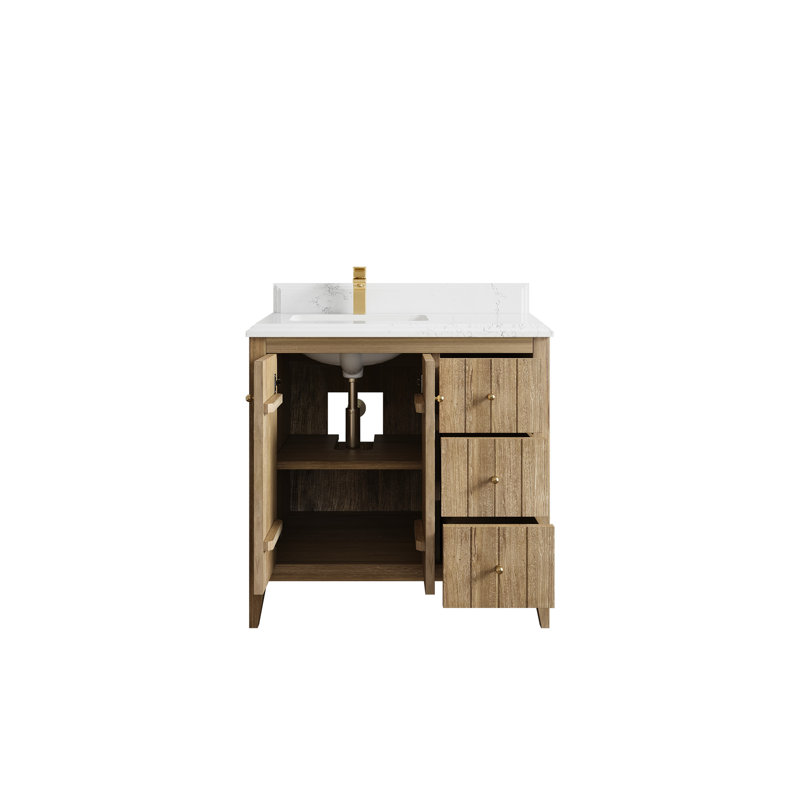 Teck d'Atlanta 22 po Meuble-lavabo de salle de bain D, Empira
