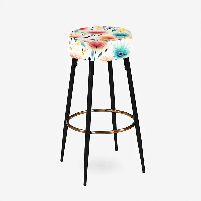 Ensemble de 2 tabourets de bar Botanical