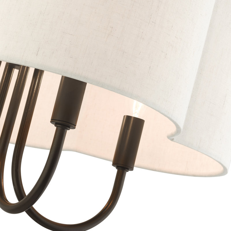 Swarthout 4 - Light Dimmable Geometric Chandelier, English Bronze