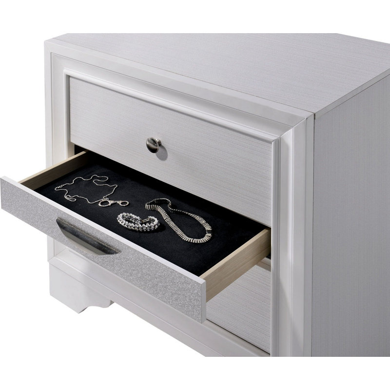 Buffet 25,9 po Jeselyn, Blanc