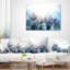 Blooming Blue Spring Flowers - Floral Printed Pillow-30720808-30720811