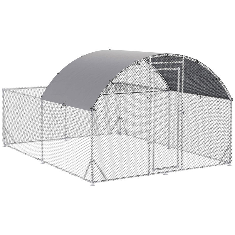 Dejanae Chicken Run, 6.4' H x 12.5' W x 9.2' D