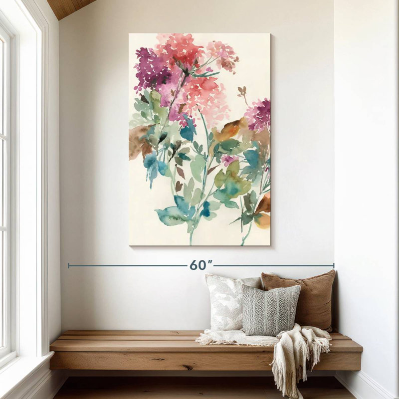 Avery Sweet Hydrangea II, 48" H x 32" W