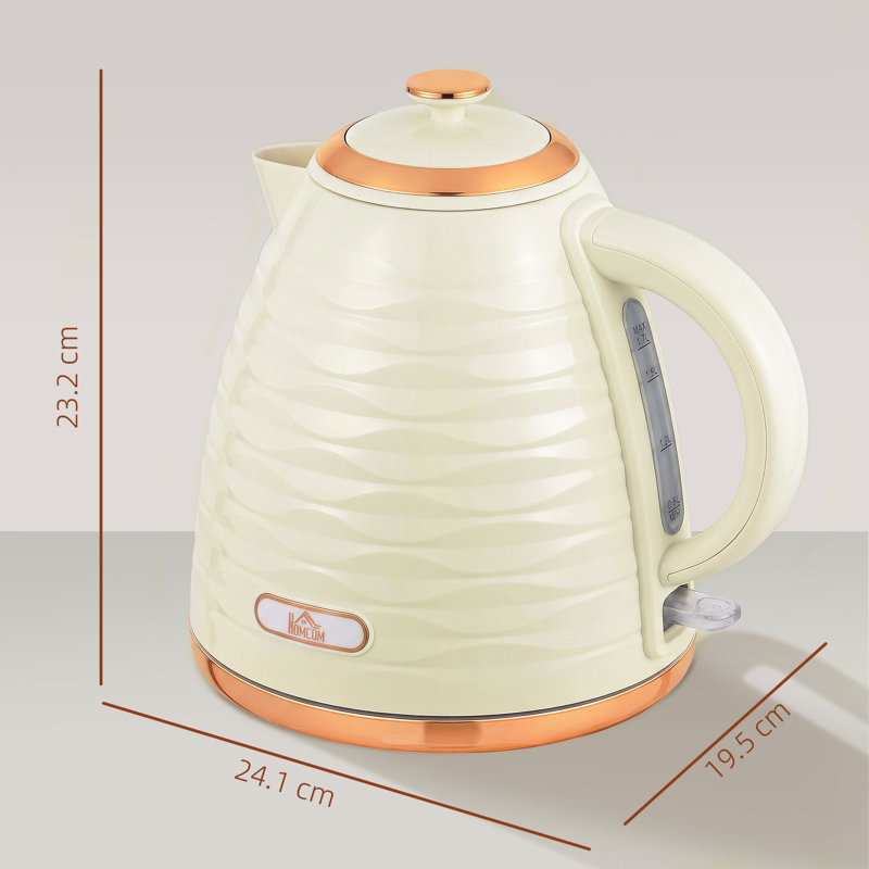 HOMCOM 1.7L Electric Tea Kettle