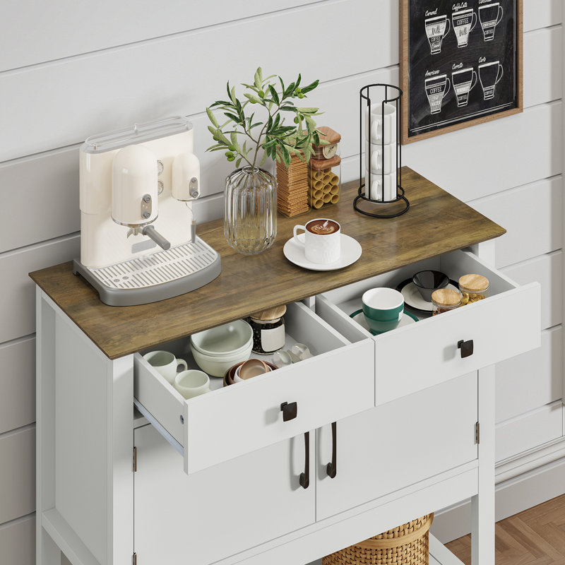 Console Table With Storage, Coffee Bar Cabinet, Entryway Table