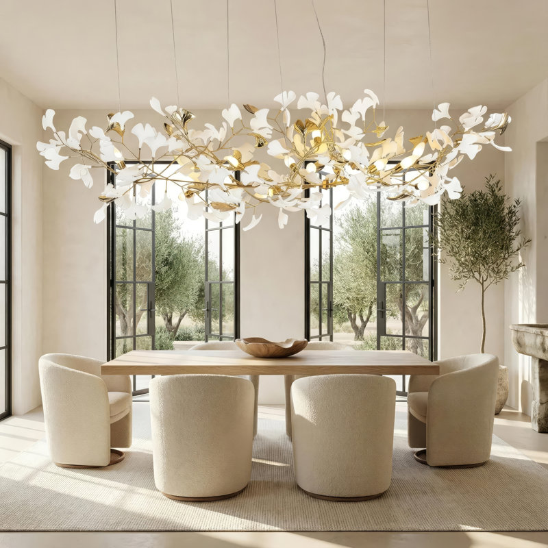 1 - Light Chandelier, 98"