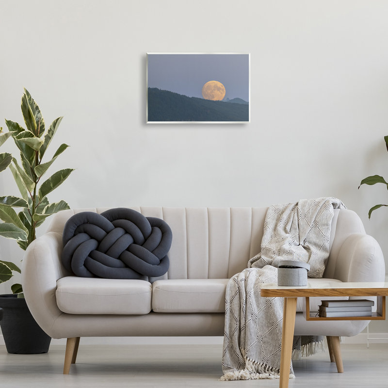 «Majestic Moonrise Landscape», plaque murale par Nancy Crowell, H 13 po x l 19 po