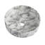 Lavabo de salle de bain rond en céramique sur fond blanc avec motifs gris (BAA0014012QQ)