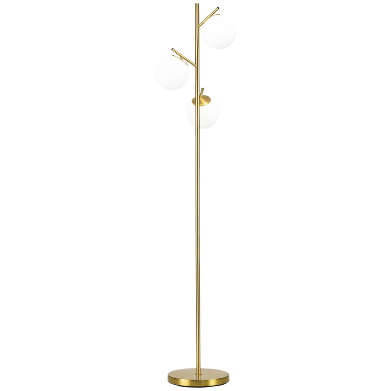 Jeselyn 66.5'' Bronzed Tree Floor Lamp