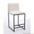 Counter Height Upholstered Linen Bar Stools Set of 2-107881447