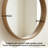 Round Wood Frame Wall Mirror – 2.5-inch Thick Frame-489116688-489116691