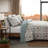 Wrangler Annie Blue Cotton Reversible Quilt Set-102291718